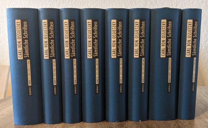 Oldenburger Ausgabe Sämtliche Schriften / Gesammelte Werke von Carl von Ossietzky, 1994.